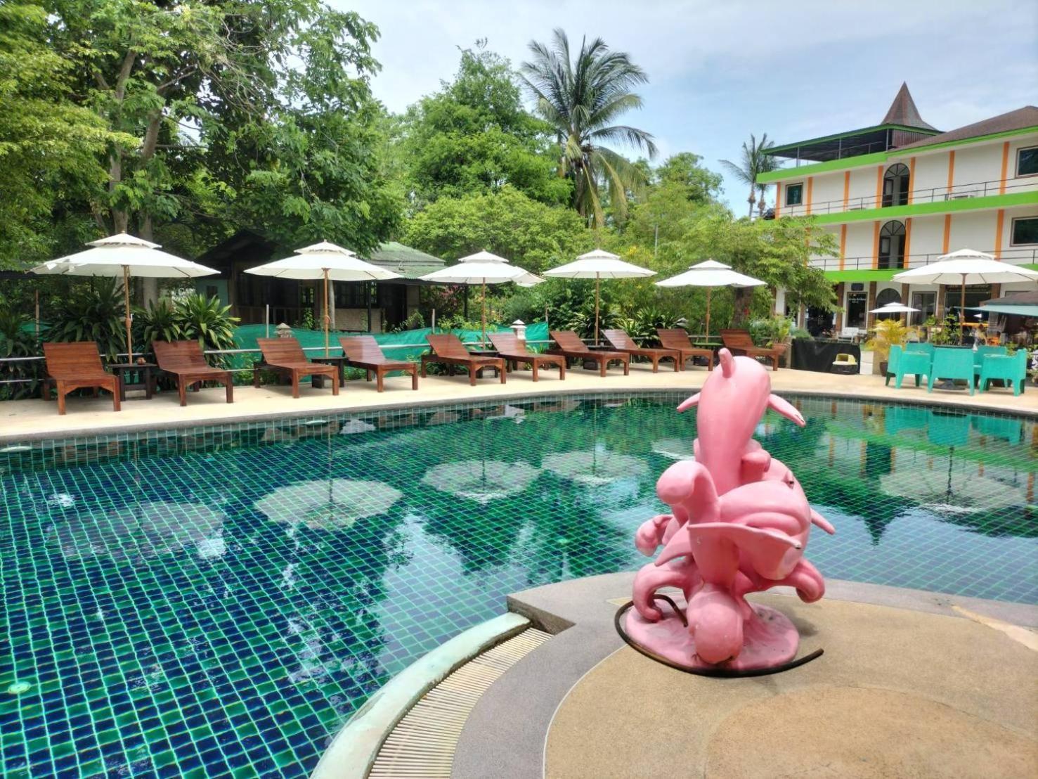 Lotus Hostel Beach タオ島 エクステリア 写真